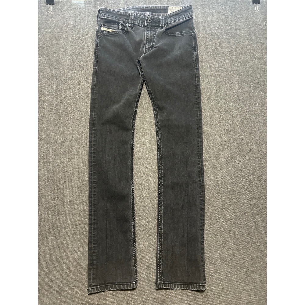 Diesel Thavar 0807V jeans dark wash slim skinny stretch fit 30X32 (tag 28X32